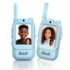 Walkie-talkie con videoteléfono inalámbrico para niños (azul + azul)