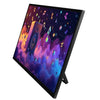 Monitor táctil Luckfox de 18,5 pulgadas con 10 puntos de contacto, resolución de 1920 × 1080, frecuencia de actualización de 120 Hz, pantalla IPS, enchufe británico