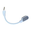 Brazo de micrófono de repuesto para auriculares Kingston HyperX Cloud III (gris y blanco)