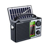 Radio solar JOC TG-099BT-S de banda completa con linterna y Bluetooth portátil (negra)