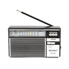 Radio portátil multibanda BAIJIALI BJL-667 FM AM SW con botón independiente (plateado)