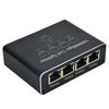 Divisor de red Gigabit RJ45, divisor de cable Ethernet de 1 a 4