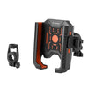 Soporte telescópico para teléfono exterior JOHORSE para bicicletas y bicis eléctricas (naranja)
