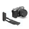 Base metálica de liberación rápida Arca-Swiss para cámara Fujifilm X-M5 Ebony L-Plate, accesorios de expansión