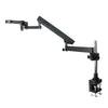 Soporte de enfoque KSTL-32A de 76 mm con clip para microscopios estereoscópicos trinoculares de laboratorio