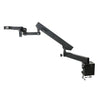 Soporte de enfoque KSTL-A de 76 mm con clip para microscopios estereoscópicos trinoculares de laboratorio