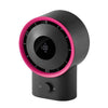 Ventilador de escritorio F6 con carga USB, de alta potencia, para uso doméstico. Especificaciones: Estándar 4000 mAh (gris y rojo).