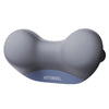 Cojín de cuello ajustable para conducir (gris y azul)