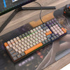 Teclado mecánico ruso FREE WOLF K3 para juegos con cable de 1,5 m, estilo Micro-Light, interruptor rojo intercambiable en caliente