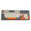 Teclado mecánico inalámbrico Bluetooth trimodal Free Wolf K8 para juegos (interruptor azul microbrillante)