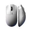 Ratón inalámbrico Bluetooth de triple modo LANGTU M8 para juegos, ligero y blanco