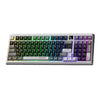 Teclado mecánico LANGTU T98 con Bluetooth, inalámbrico y con cable, triple modo, intercambiable en caliente, con N-Key Rollover, estilo Nitro Player, interruptor rojo, 5000 mAh