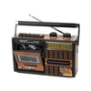 Radio portátil KNSTAR FP-319BT FM/AM/SW1-2 con Bluetooth, reproductor de casetes de alto volumen con tarjeta insertable. Especificaciones: UE.