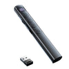 Puntero láser remoto recargable con pantalla digital, RF 2,4 GHz, alcance de control de 100 m (S5 negro)