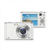 Cámara digital para selfies HD 4K con doble lente, portátil, CCD, para estudiantes, color blanco + tarjeta de memoria de 32 GB