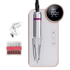 BLUEQUE BQ-109 Lima compacta portátil recargable para uñas (blanco)