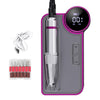 Lima de uñas portátil recargable compacta BLUEQUE BQ-109 Home (plateada)