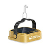 SMILING SHARK LY-8307 Lámpara LED de camping para exteriores, de mano, con energía solar y gancho (caqui)
