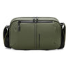 QISEMIAN - Bolso de hombro para cámara para hombre con divisores extraíbles integrados para equipos digitales (verde)