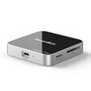 Blueendless MC710 - Concentrador de base magnético tipo C de 7 puertos, 4K, 60 Hz, HD, USB 3.2, divisor para teléfono y tableta