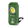 Linterna magnética con pantalla digital SMILING SHARK GZ-5126-S y gancho para exteriores, luz de trabajo de alto brillo (verde)