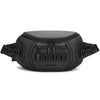 Bolso bandolera QISEMIAN para cámara de pecho para hombre con divisores extraíbles, bolso bandolera para desplazamientos urbanos (negro)