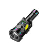 Linterna SMILING SHARK de alto brillo con indicador de potencia, foco exterior de largo alcance. Especificaciones: luz lateral COB.
