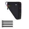 Bolsa triangular para cuadro de bicicleta ENLEE PS-S100, impermeable, de gran capacidad, para herramientas (negra)