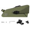 Bolsa para sillín ENLEE Bike de liberación rápida, impermeable y reflectante, estilo: 1,5 L, color verde