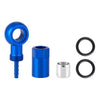 Conector de manguera de freno de disco hidráulico ENLEE E511 para bicicleta, 5 líneas, con aguja hidráulica (azul)