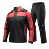 Traje de lluvia dividido para motocicleta de tela Oxford para exteriores SULAITE, talla XXL (rojo)