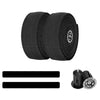 ENLEE Pro-X3 - Cinta para manillar de bicicleta de carretera (2 unidades), antideslizante, transpirable y con absorción de impactos (negra)
