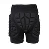 Pantalones de seguridad SULAITE para deportes al aire libre, esquí, patinaje sobre ruedas, protección contra caídas, talla XXL (negro)