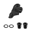 Patilla de cambio ENLEE EL-CNC3 UDH para bicicleta con eje pasante (negro)