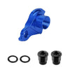Patilla de cambio ENLEE EL-CNC3 UDH para bicicleta con eje pasante (azul)