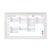 Calendario digital inteligente con marco y pantalla táctil de 10,1 pulgadas, WiFi, control por aplicación, enchufe estadounidense (blanco)