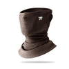 WEST BIKING - Mascarilla de invierno con bucles para las orejas, doble capa de forro polar, resistente al viento, para ciclismo, talla única (marrón)