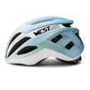 Casco de bicicleta juvenil WEST BIKING para ciclismo de carretera y montaña con forro de aniones y cierre magnético, talla 48-52 cm (azul claro)