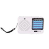 Radio portátil W-913 de doble potencia con puntero, radio multibanda FM/AM/SW1-7 (blanca)