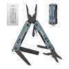 NexTool S11 Pro Mini Sailor - Multiherramienta 12 en 1 para exteriores, navaja de bolsillo, alicates plegables, cortador de alambre, kit de supervivencia EDC (azul y negro)