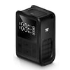 Minibomba de aire eléctrica digital WEST BIKING, inflador de neumáticos portátil con presión preestablecida, recargable por USB-C para bicicletas, motocicletas y balones (negro)