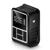 Minibomba de aire eléctrica digital WEST BIKING, inflador de neumáticos portátil con presión preestablecida, recargable por USB-C para bicicletas, motocicletas y balones (negro y blanco)