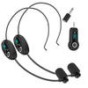 Auriculares con amplificador de micrófono inalámbrico K-06 2.4G para montar en la cabeza, especificaciones: 1 en 2