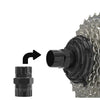 Herramienta de extracción de rueda libre de bicicleta 2 en 1 de BIKERSAY, compatible con cassettes y ruedas libres roscadas (BT013X)