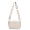 Baellerry N8941 Bolso bandolera minimalista para mujer con cremallera cuadrada (gris)
