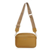 Baellerry N8941 Bolso bandolera minimalista para mujer con cremallera cuadrada (marrón)