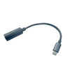 Cable adaptador USB-C a CC de 5,5 x 2,1 mm macho-hembra para Starlink Mini (gris), 18 AWG, 20 cm