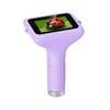 H385 3 Inch IPS Screen Handheld Digital Microscope Kids Manual Focus Microscope With Light(Purple)
