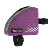 Bolsa triangular para tubo superior de bicicleta WEST BIKING YP0707430 (morada)