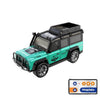 Mini coche RC de aleación con luces, escala 1:64, modelo de coche simulado, especificaciones: 6601, color verde.